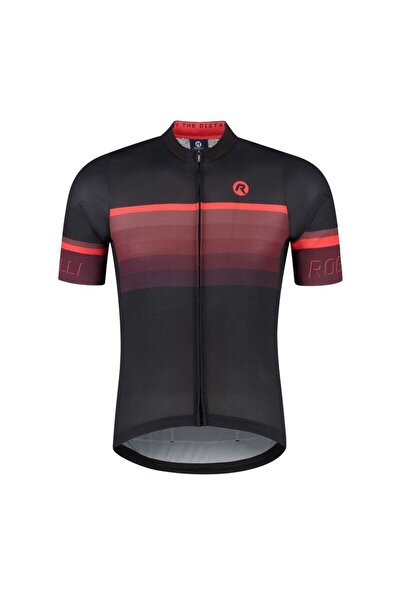 Rogelli Tricou HERO II Negru și Bordeaux M