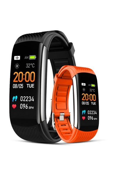 Giewont Smartwatch Negru Portocaliu 2 Curele GW200-9
