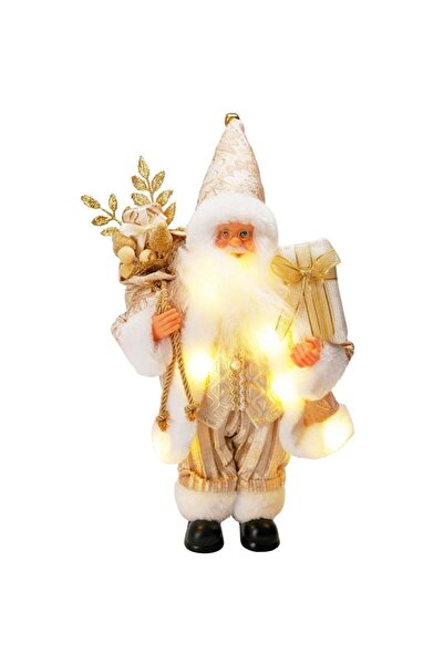 Koopman Moș Crăciun decorativ 30 cm auriu