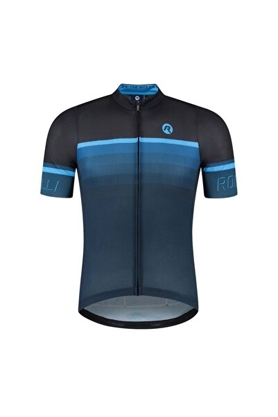 Rogelli Tricou HERO II Negru și Albastru M