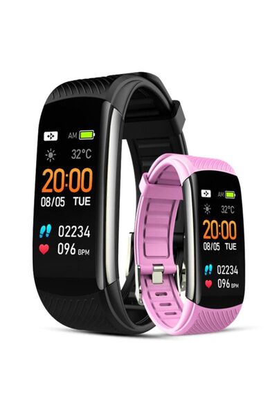 Giewont Smartwatch Negru Roz 2 Curele GW200-4