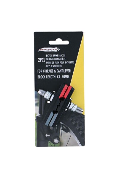 Bicycle Gear Plăcuțe de frână 2 bucăți, montare cu piuliță, 3 tipuri de cauci...