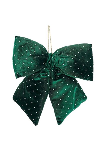 mica FUNDĂ DECORATIVĂ VERDE 30x34CM