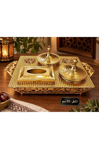 Generic Brand Gold Arab Ornament Integrated Exercise Set Diameter 29