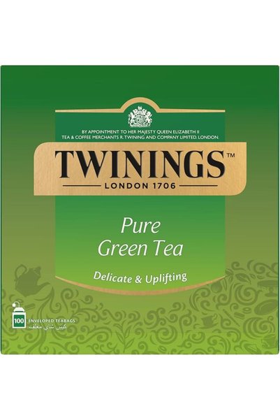 TWININGS BREAKFAST شاي توينينغز الأخضر النقي، 100 كيس شاي - عبوة واحدة