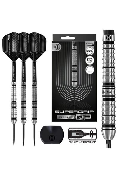 Harrows SUPERGRIP QP TAPERED săgeți cu vârf de oțel 90%