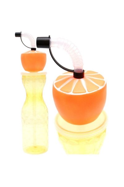 Excellent Houseware STICLĂ SPORTIVĂ CU PAIEȚĂ 500 ML GALBENĂ