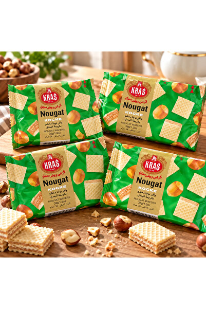 Generic Brand ويفر نوجا بالبندق – 4 حبات × 38 جرام – الوزن الإجمالي 152 جرام