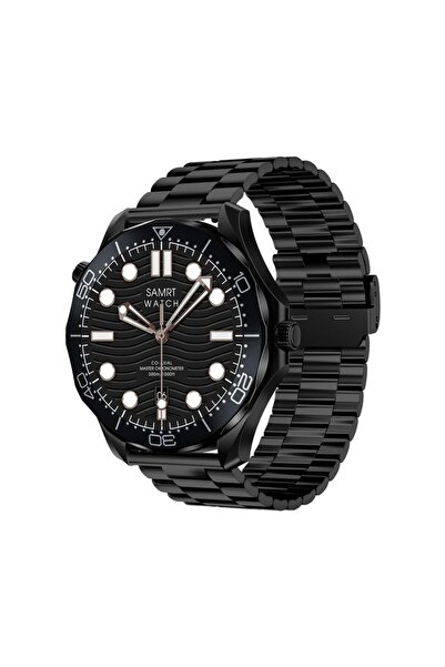 VELTORI Smartwatch VT150-1 Curea de silicon neagră + Brățară neagră