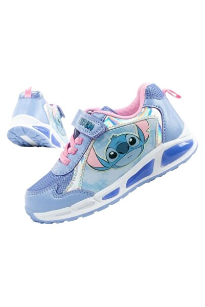Leomil Adidași sport pentru copii Stitch, ușori, cu Velcro și LED.