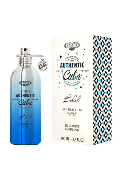 Fara brand Cuba Authentic Bold Eau de Toilette 100ml Parfum pentru Bărbați