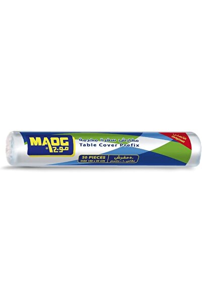 Camel Maog Table Cover 50 Pcs, Clear, 100X85cm