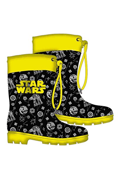 Star Wars Черни гумени ботуши, ПВЦ, за момчета