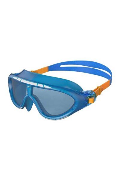 SPEEDO نظارات السباحة Biofuse Rift Junior للجنسين - أزرق وبرتقالي