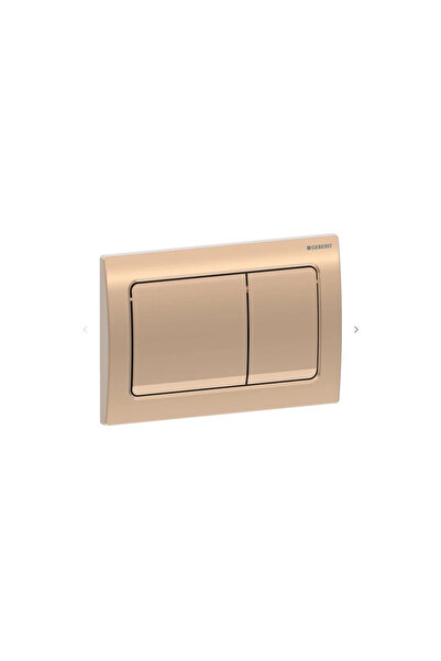 Geberit Alpha Matte Rose Gold Flush Plate from