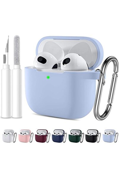 ANYOGRO غطاء حماية متوافق مع AirPods 4 للنساء والرجال، أغطية سيليكون ناعمة وا...