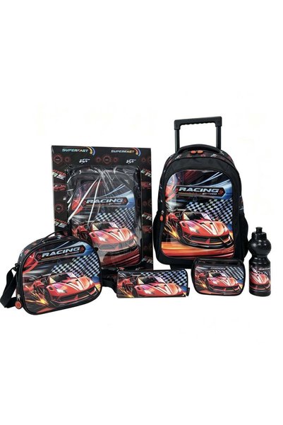 PATRİCK 5-in-1 Unisex Trolley Bag Set by _ VLBPCAR18T-RD - ONE SIZE