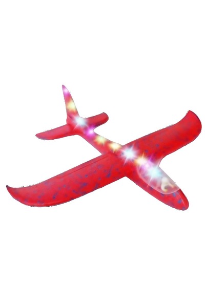 OEM Avion Planor cu Pilot, , Din Polistiren, Cu Lumini pe Toata Lungimea, 47 ...