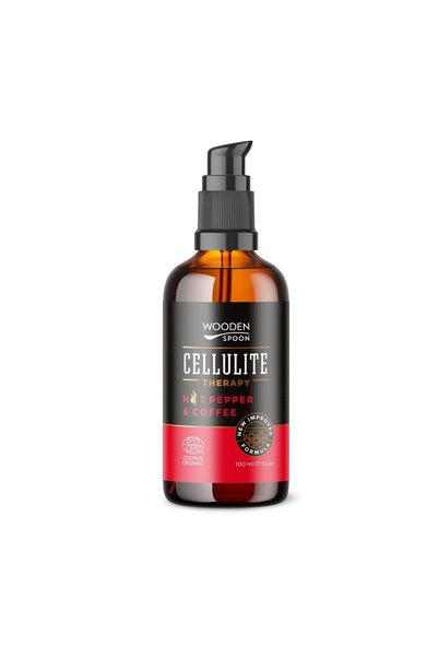 Wooden Spoon Ulei anticelulitic cu ardei iute si cafea bio, 100ml,