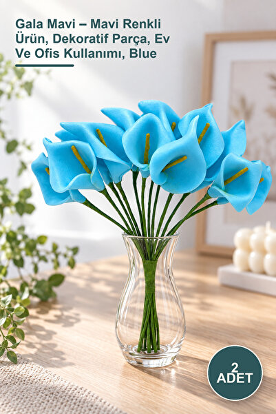 Yenilig 2 Pieces Gala Blue – Blue Colored Product, Decorative Piece, Home and...