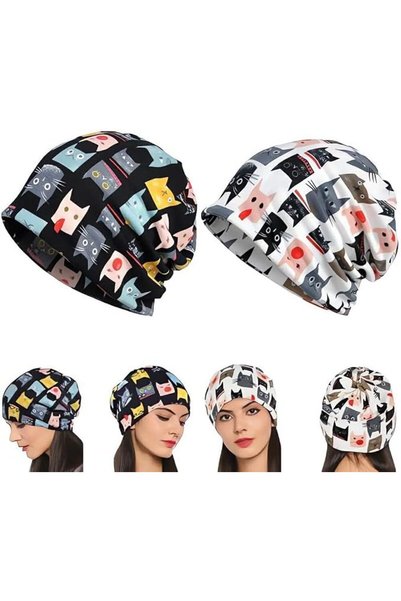 X SPRING Head Covers, 2 Pack Soft and Breathable Head Scarves, Sweatband Ribb...