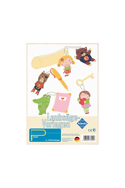 Pebaro 375/4S, Sablon din lemn, pandantive, pentru traforaj, dimensiunea A4