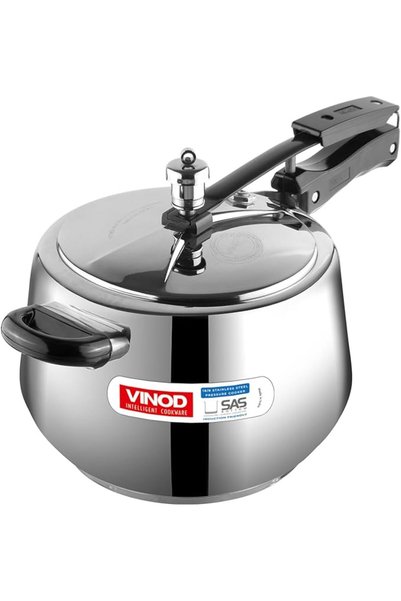 Vinod By Styli قدر ضغط فينود هاندي شيب مع غطاء داخلي - سعة 1.5 لتر