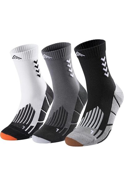 KASTWAVE 3 Pairs Men's Athletic Crew Socks, Athletic Socks for Men Women with...