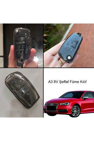 A3 8v Anahtar Kumanda Kılıf Kap- A3 8v 8P Kaliteli Anahtar Kılıfı