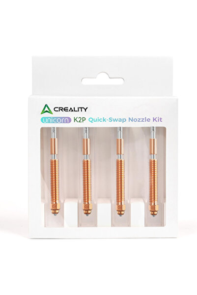 Creality Linx K2P/K2 Plus Комплект горни и долни дюзи (4 бр.): 2x 0.4мм, 1x 0...
