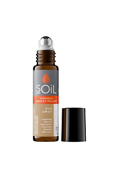 SOİL Roll-on anti-insecte cu amestec de uleiuri esențiale pure organice, 100%...