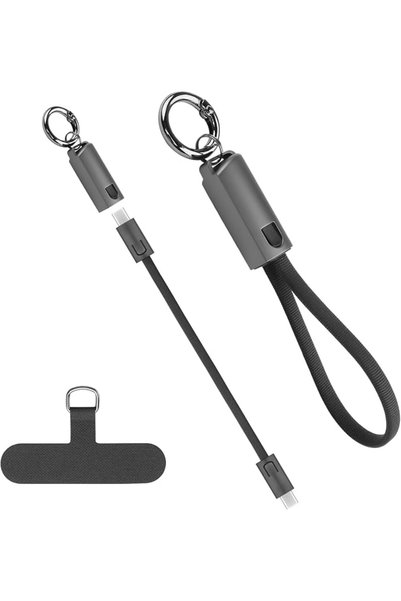 KASTWAVE كابل USB C إلى USB C، 20 سم/0.6 قدم، محمول وصغير الحجم، شحن سريع 60 ...