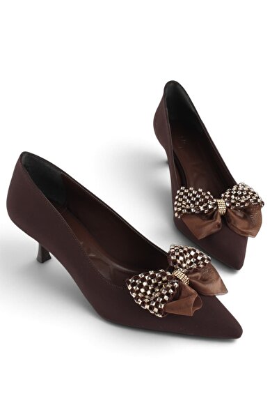 luuq shoes Rebella Women's Heeled Shoes with Bow