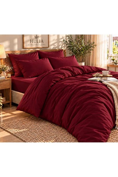 hulia home Çift Kişilik Nevresim Takımı Lastikli Çarşaflı Yumuşak Dokulu Mode...