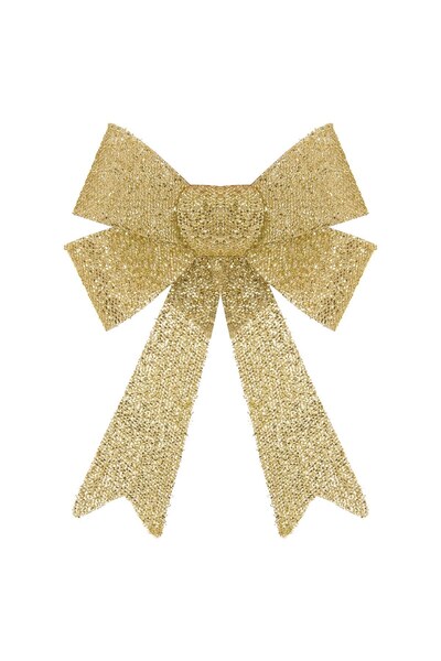 DD SHOP Funda Decorativa de Craciun Aurie cu Glitter 46cm - Fundite Aurii