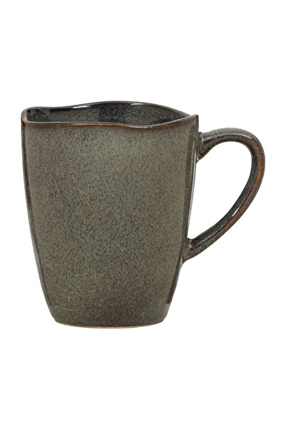 OEM Cană Ceramica Gri Verde 380ml – cană practică pentru cafea, ceai și utili...