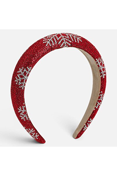 DD SHOP Coronita ros larga stras fulgi - Accesorii Par Craciun