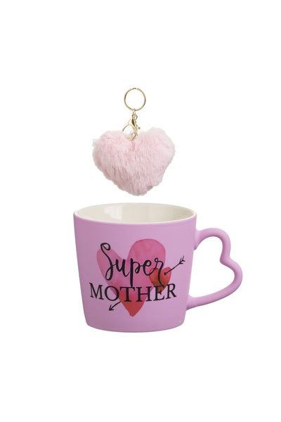 OEM Cană New Bone Roz Mat cu Imprimeu – cană practică pentru cafea, ceai și u...