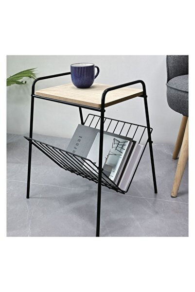 OEM Măsuță Auxiliara Metalica cu Suport 36x29x46cm – se mută ușor datorită mâ...