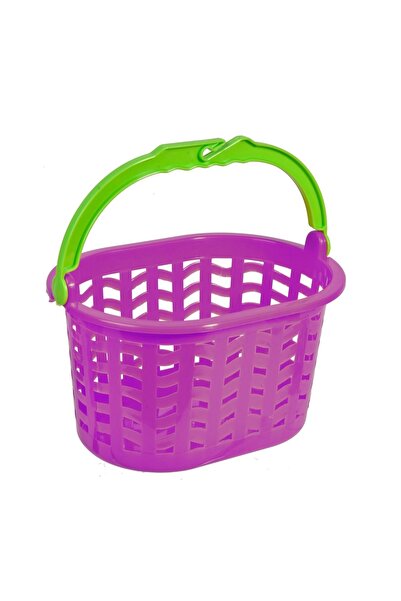 OEM Coș Mov Verde Lime pentru Cârlige Rufe Ø25x13cm – ține cârligele sau rufe...