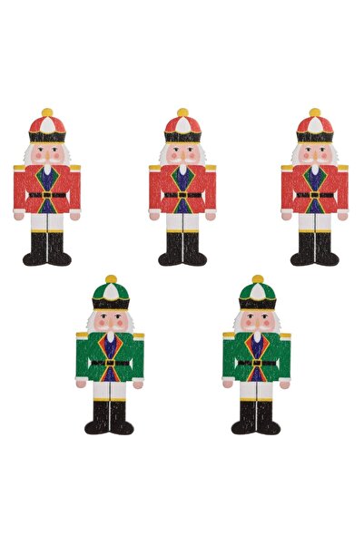 DD SHOP Decoratiuni Autocolante de Craciun Figurine de Soldati din Lemn 6cm -...