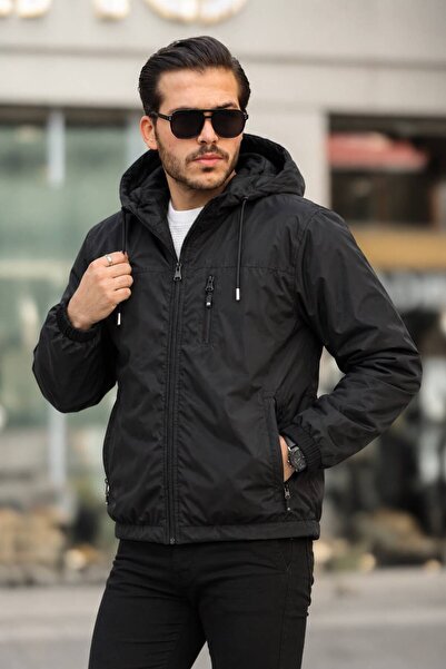 Last fashion New Season Men's Water and Windproof Hooded Raincoat