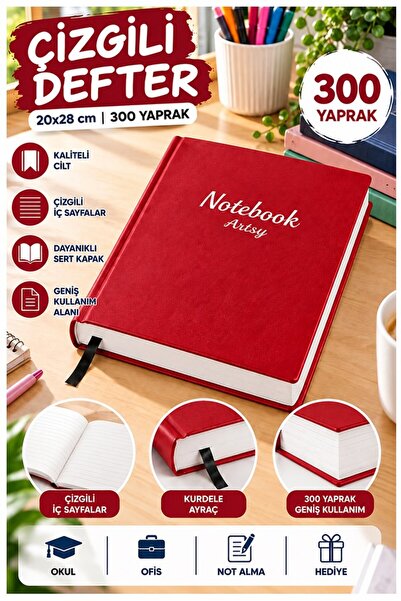 Artlantis Tvrda korica, crtani blok, 300 listova, 20x28cm, 1 komad, višestruk...
