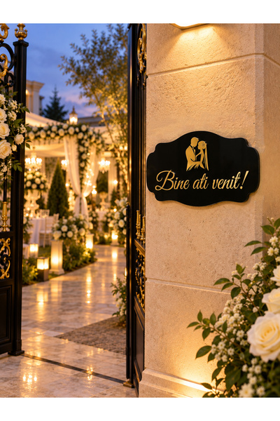 Bello Carino High quality decoration products Placă decorativă „Bine ați veni...