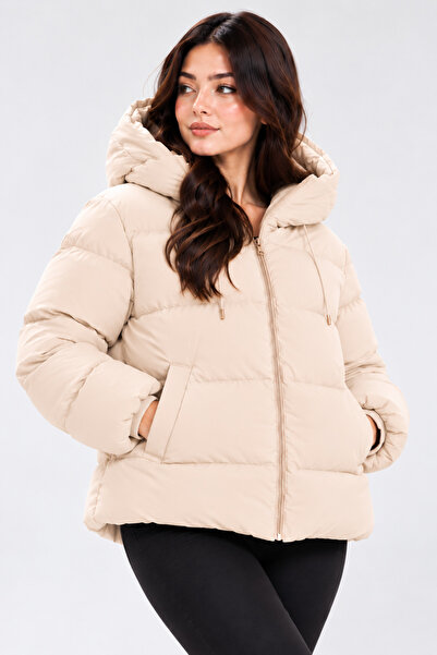 Modayıldızlar Hooded Inflatable Coat Winter