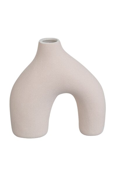OEM Vază Ceramică Bej in Forma de U – pune florile în valoare și completează ...