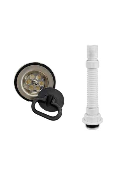 OEM Landsh Πλαστική Βαλβίδα Νεροχύτη 1/4 Λευκό