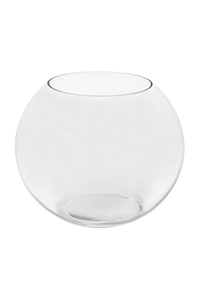 OEM Vază Rotunda Transparentă Ø25x19.7cm – pune florile în valoare fără să în...