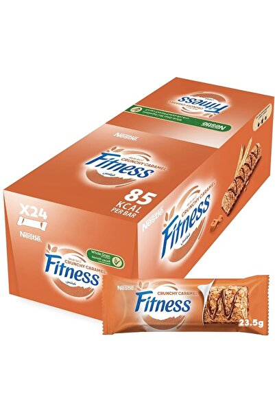 DHZ fitness Fitness Crunchy Caramel Cereal Bar 23.5g (Pack of 24)