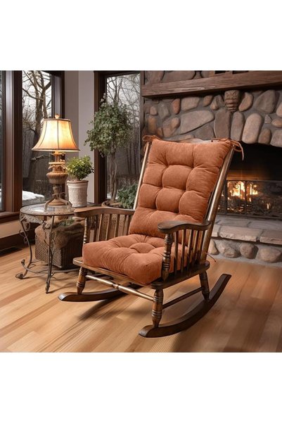 GENERAL Lokex Rocking Chair Cushion Only,Tufted Non-Slip Comfortable Rocking ...